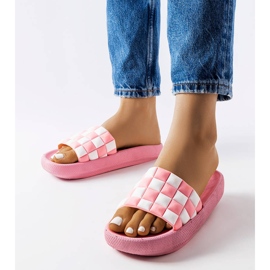 Escorrega plataforma de borracha rosa da Elin 1