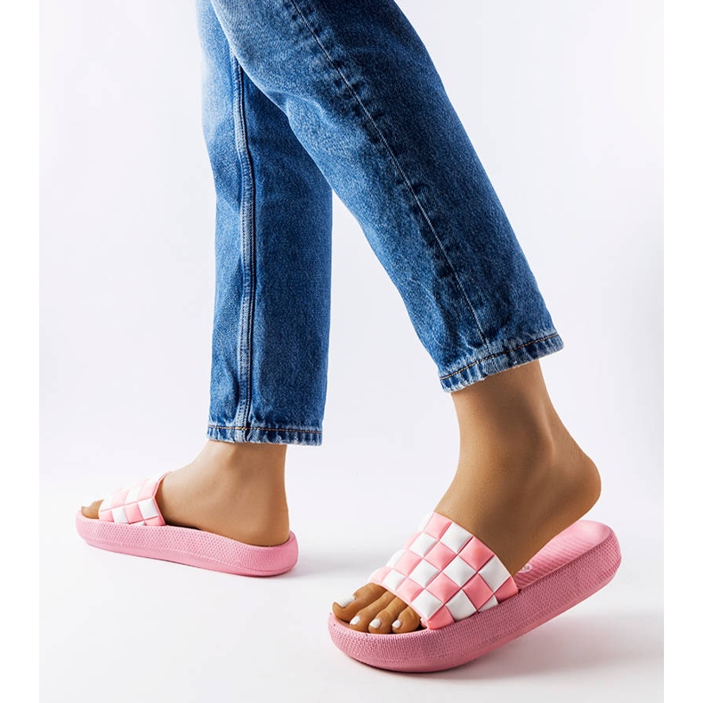 Escorrega plataforma de borracha rosa da Elin 2