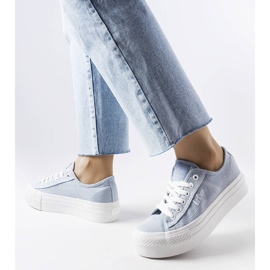 Tênis azul Lee Cooper LCW-22-31-0891L 2