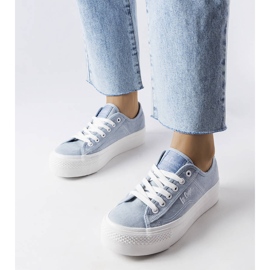 Tênis azul Lee Cooper LCW-22-31-0891L 1