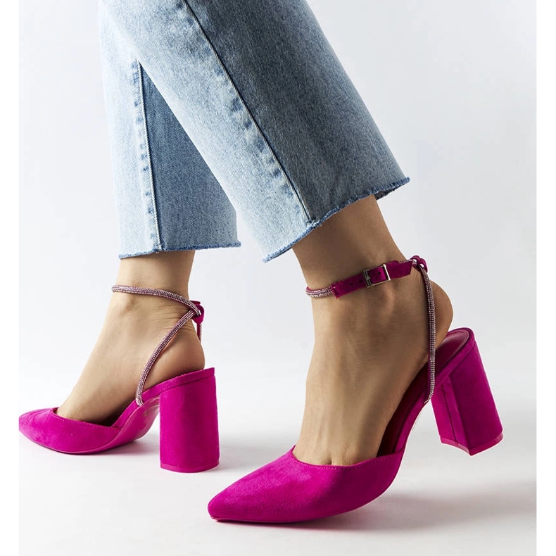 Sapatos de salto rosa da Stella 1