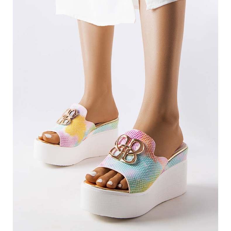 Sliders Havanna Rainbow Wedge multicolorido 1