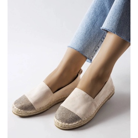 Mocassim espadrille bege, Magali 1