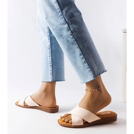 Inna Tiana chinelos bege 2 Inna Tiana chinelos bege 2