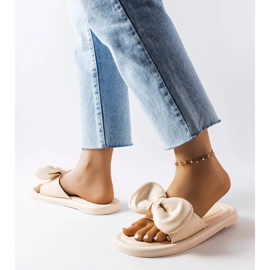 Inna Chinelos de laço bege Lende 2 Inna Chinelos de laço bege Lende 2