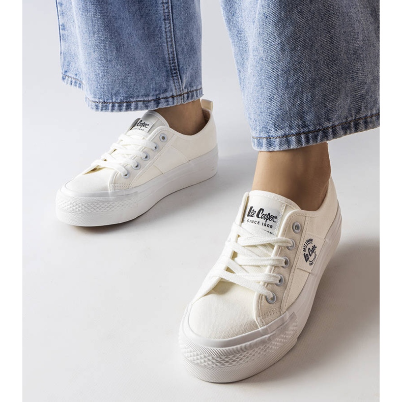Lee Cooper LCW-22-31-0837L tênis branco 1
