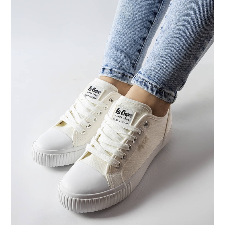 Lee Cooper LCW-22-31-0845L tênis branco 1
