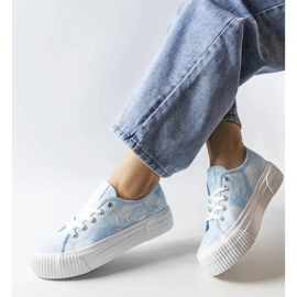 Tênis azul Lee Cooper LCW-23-31-1782L 1