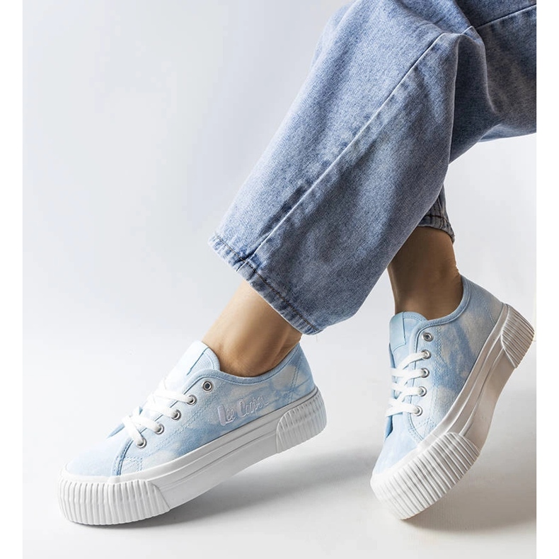 Tênis azul Lee Cooper LCW-23-31-1782L 1