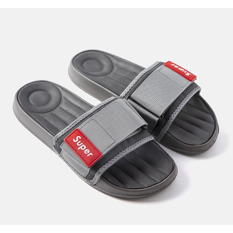 Chinelos masculinos cinza da Alley 1