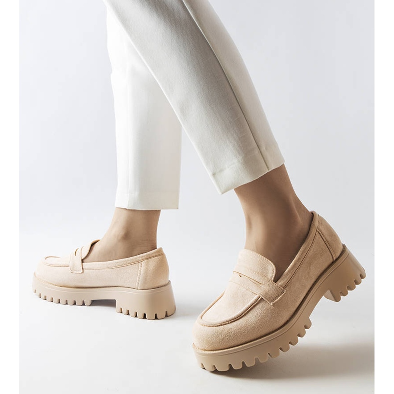 Inna Sapato camurça eco bege Dina 2