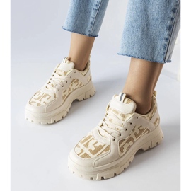 Tênis chunky bege Brunswick 1