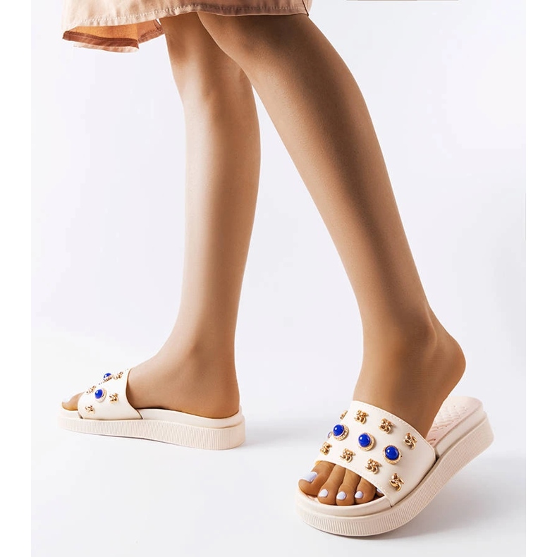 Slides decorados bege da Montesarchio 2