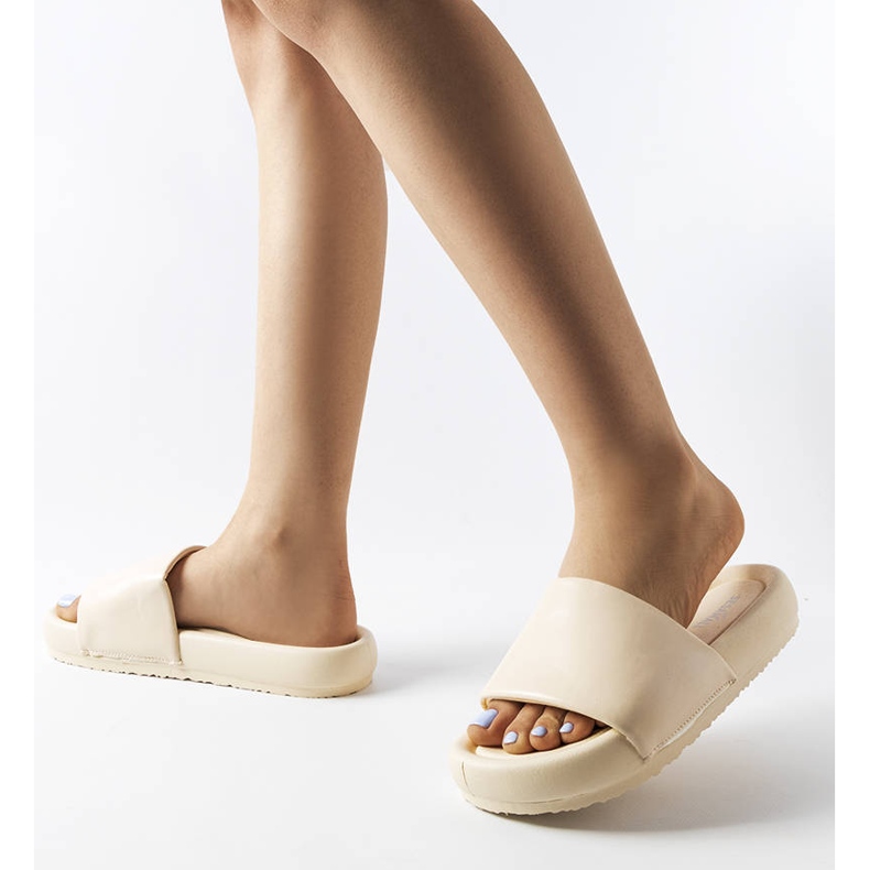 Slide plataforma bege da Franco 2