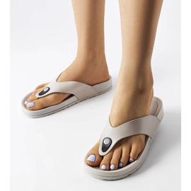 Sandália plataforma cinza Elide. 1