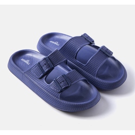 Chinelos de homem Karersee azuis marinhos azul 1