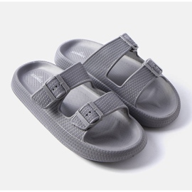 Chinelos de homem Karersee cinzentos cinza 1