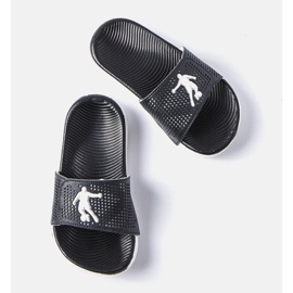 Chinelos de borracha preto e branco de Atenas 1