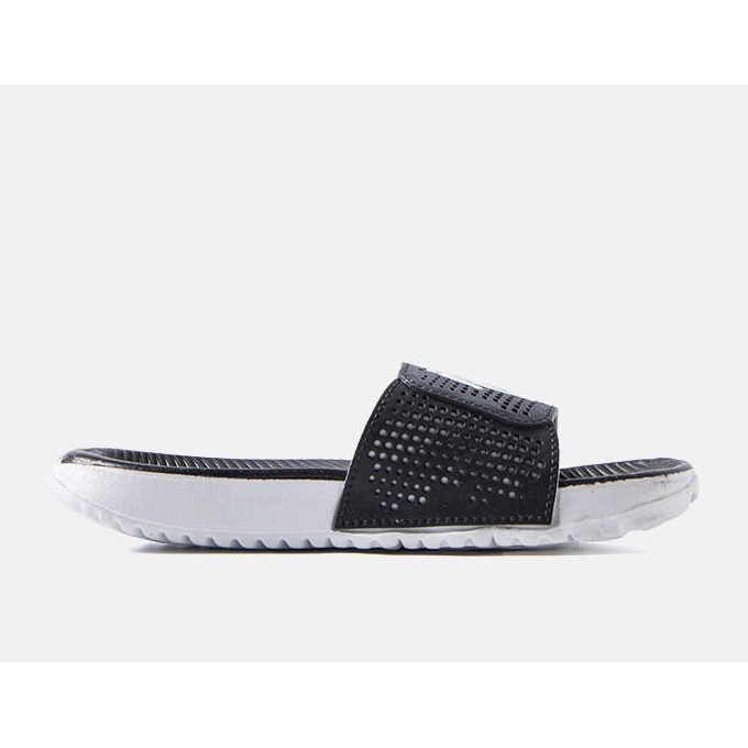 Chinelos de borracha preto e branco de Atenas 2