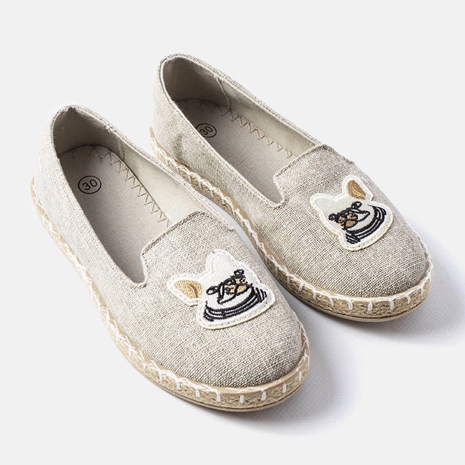 Inna Tênis infantil cinza com aplicação Peppi 1