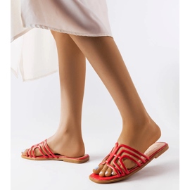 Chinelos Gandy de mulher vermelhos 2 Chinelos Gandy de mulher vermelhos 2