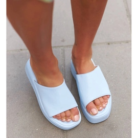 Sandália plataforma azul Orsola 2