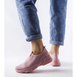 Tênis slip-on rosa Azalee 1