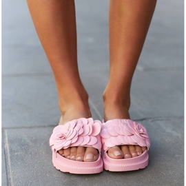 Chinelos flor rosa Paciano 2