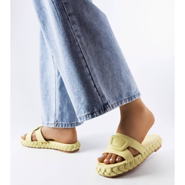 Chinelos verdes na plataforma Francesco 2 Chinelos verdes na plataforma Francesco 2