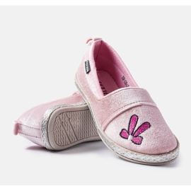 Bailarinas de veludo rosa da Patria 2