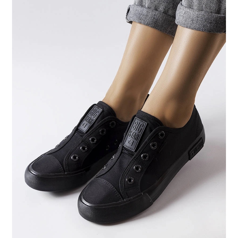 Tênis slip-on preto Big Star LL274161 1