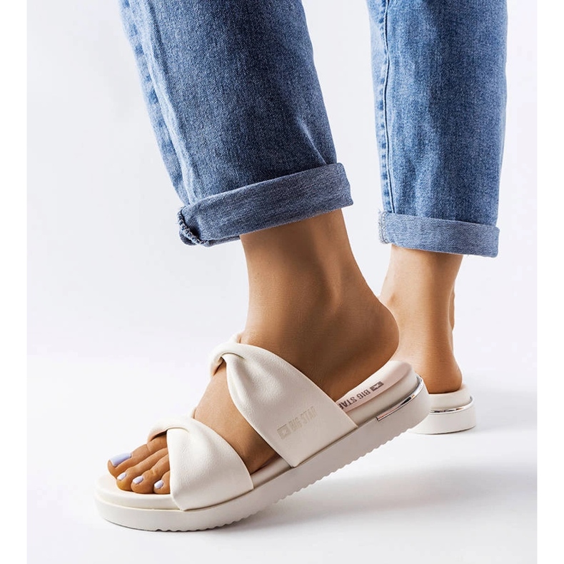 Chinelos brancos Big Star LL274A121 2