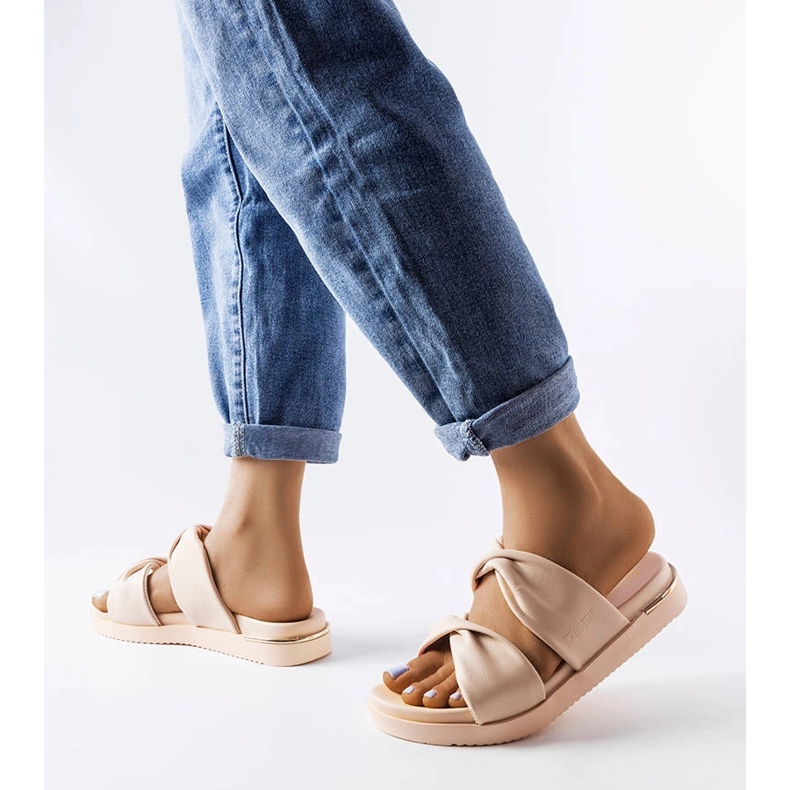 Chinelos Bege Big Star LL274A122 2