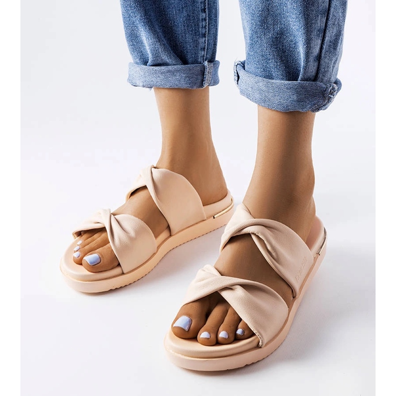 Chinelos Bege Big Star LL274A122 1