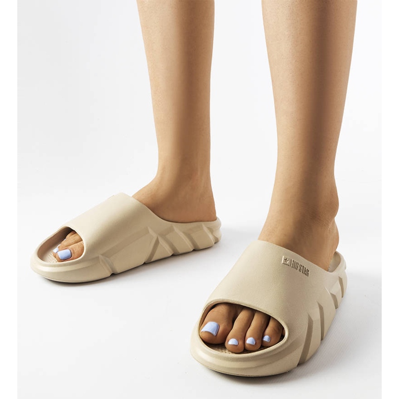 Chinelos Bege Big Star LL274593 1