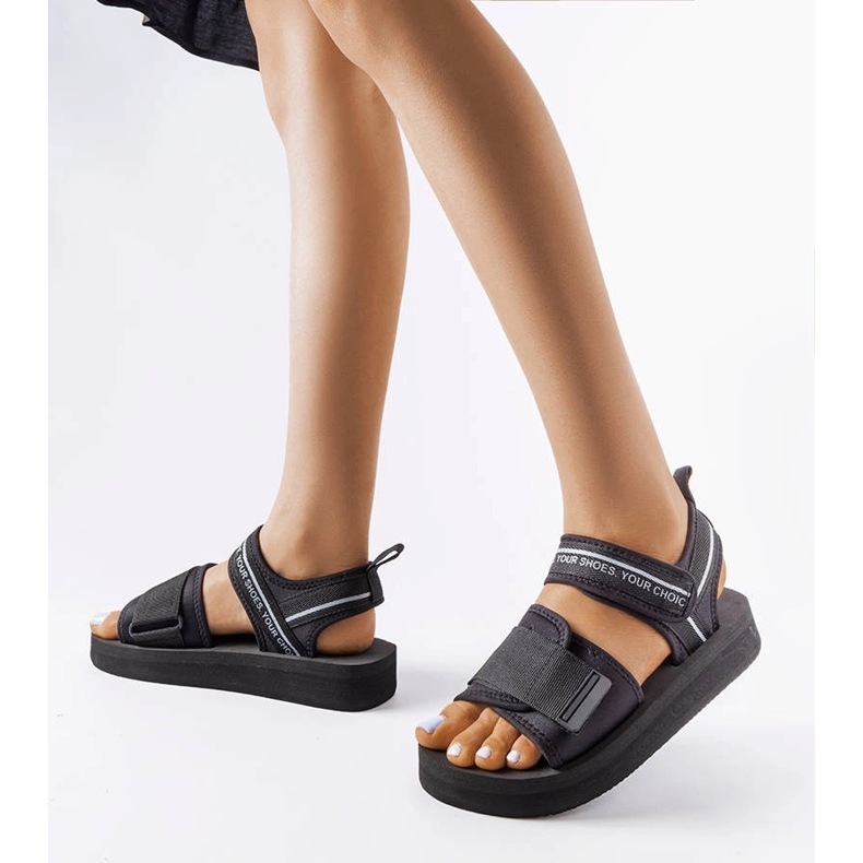 Sandália de espuma Big Star preta LL274784 preto 1