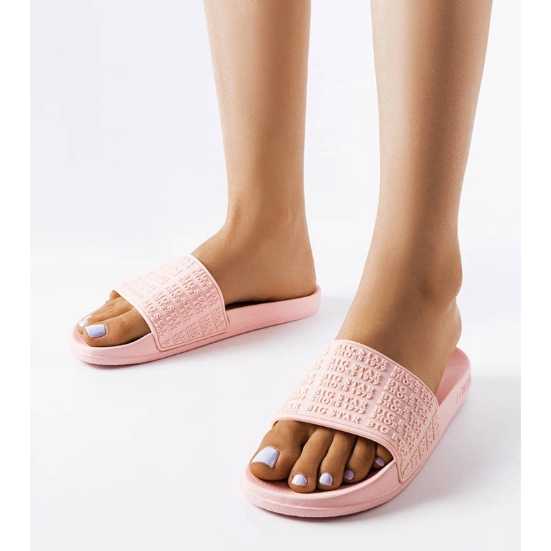 Chinelos rosa Big Star LL274A151 1