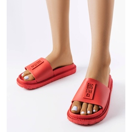 Chinelos vermelhos Big Star LL274430 1