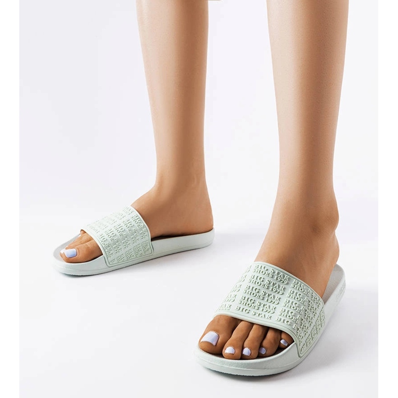 Chinelos verdes da Big Star LL274A150 1