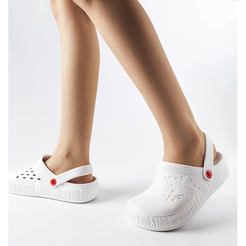 Chinelos brancos Big Star II275003 2
