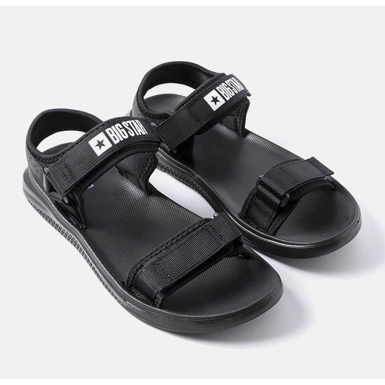 Sandália preta esportiva Big Star HH174842 preto 1