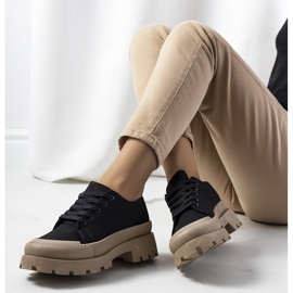 Sapatos femininos negros de Maryland preto 1