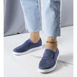 PA1 Tênis de camurça ecológica azul, Jamal. 1