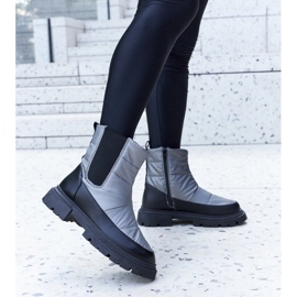 Botas de neve Galvani com isolamento cinza 1