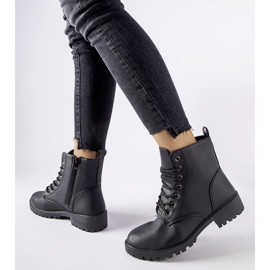 Inna Botas Rosing clássicas pretas com isolamento preto 1