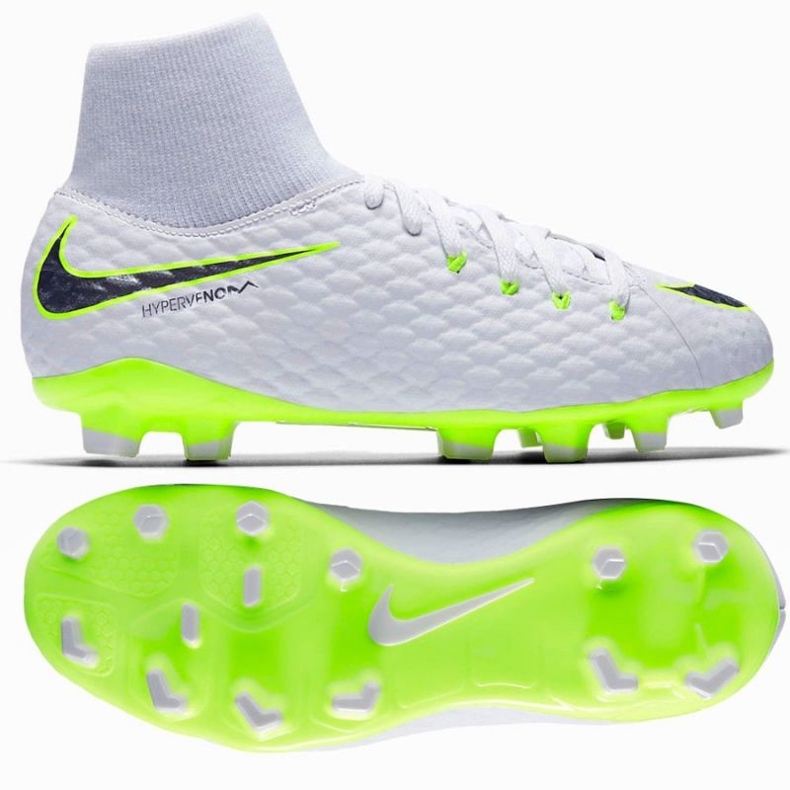 Chuteiras Nike hipervenom Phantom 3 Academy Df Fg Jr AH7287-107 branco branco 1 Chuteiras Nike hipervenom Phantom 3 Academy Df Fg Jr AH7287-107 branco branco 1