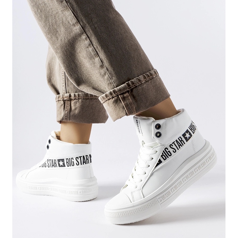 Tênis com isolamento branco Big Star MM274009 1