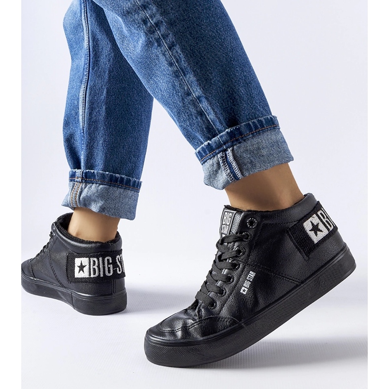 Tênis preto com isolamento Big Star EE274351 1