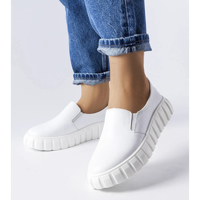 Sapatos brancos LS5379 Branco 1 Sapatos brancos LS5379 Branco 1