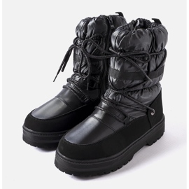 Inna Botas de neve clássicas pretas para meninas Arzeno preto 1 Inna Botas de neve clássicas pretas para meninas Arzeno preto 1